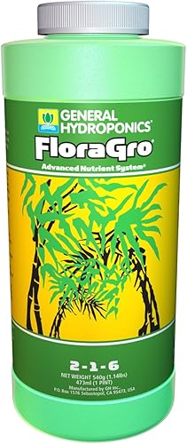 General Hydroponics GH1421 FloraGro, 1, Fertilizantes verdes, 1, naturales
