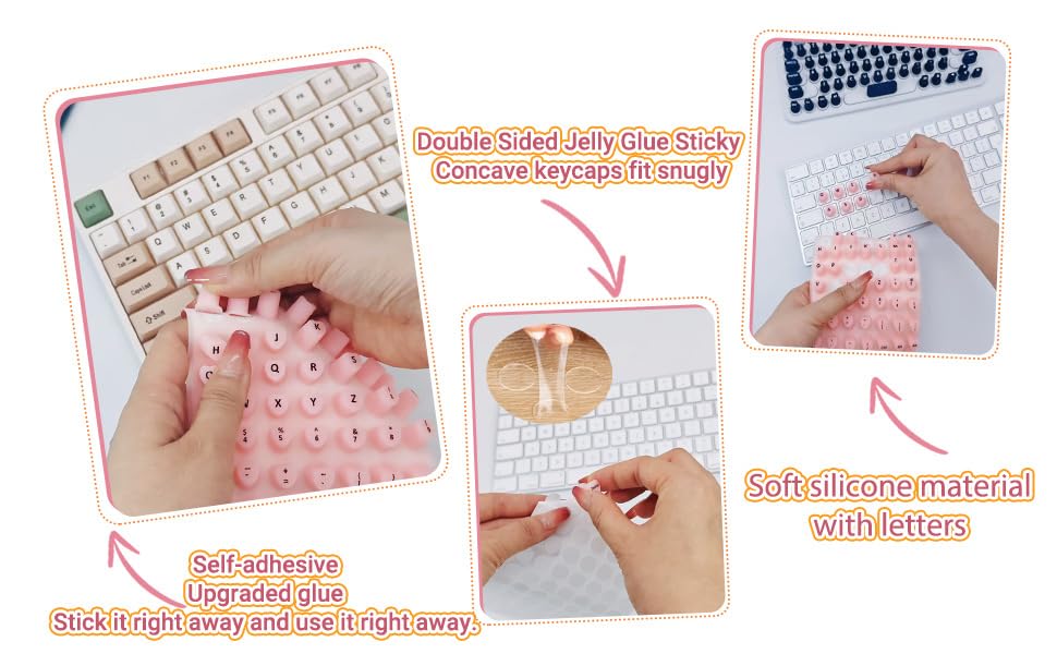 Calcomanías de teclado de PC: el accesorio ideal para teclear con uñas largas 7