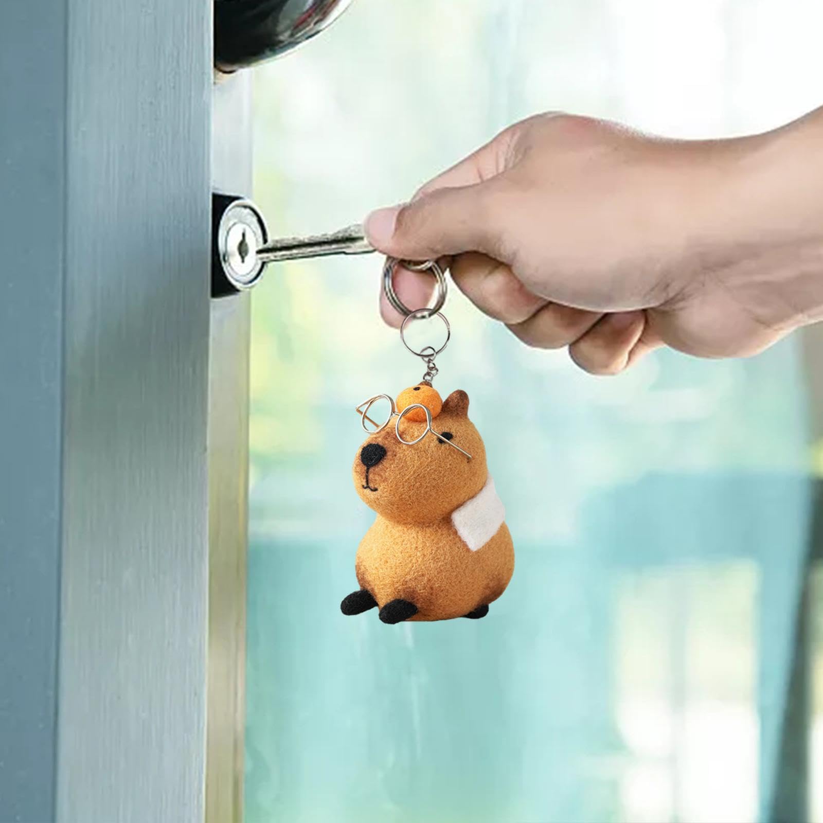 Amazon.co.jp: Tachiuwa カピバラぬいぐるみ羊毛フェルト素材バッグ