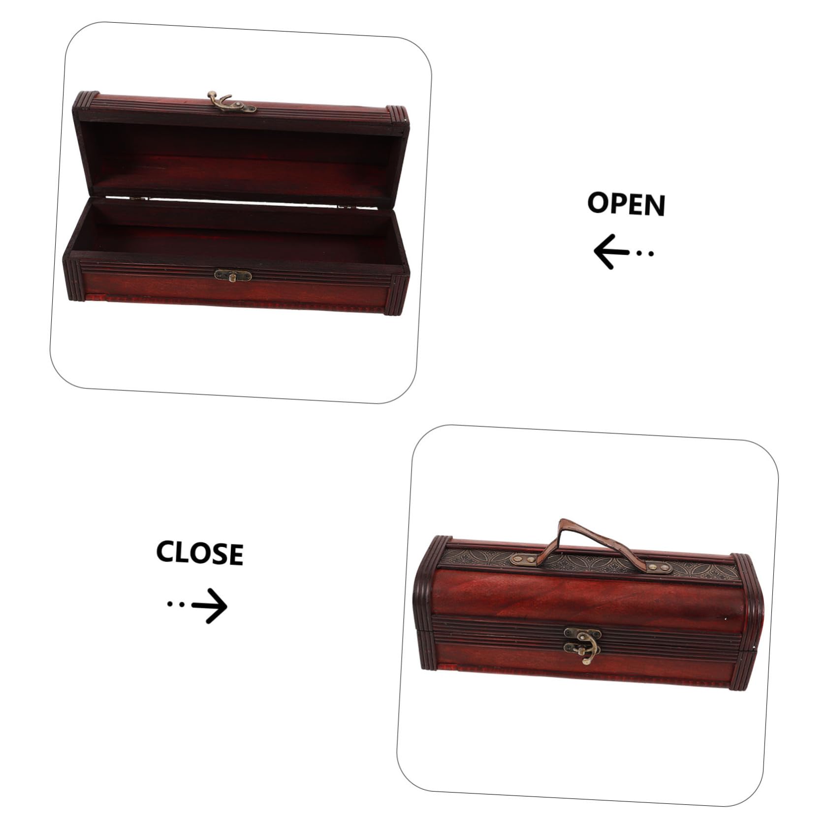 Mobestech Scatola Di Legno Per Vino Scatola Regalo Per Vino in Legno Resistente e Solida