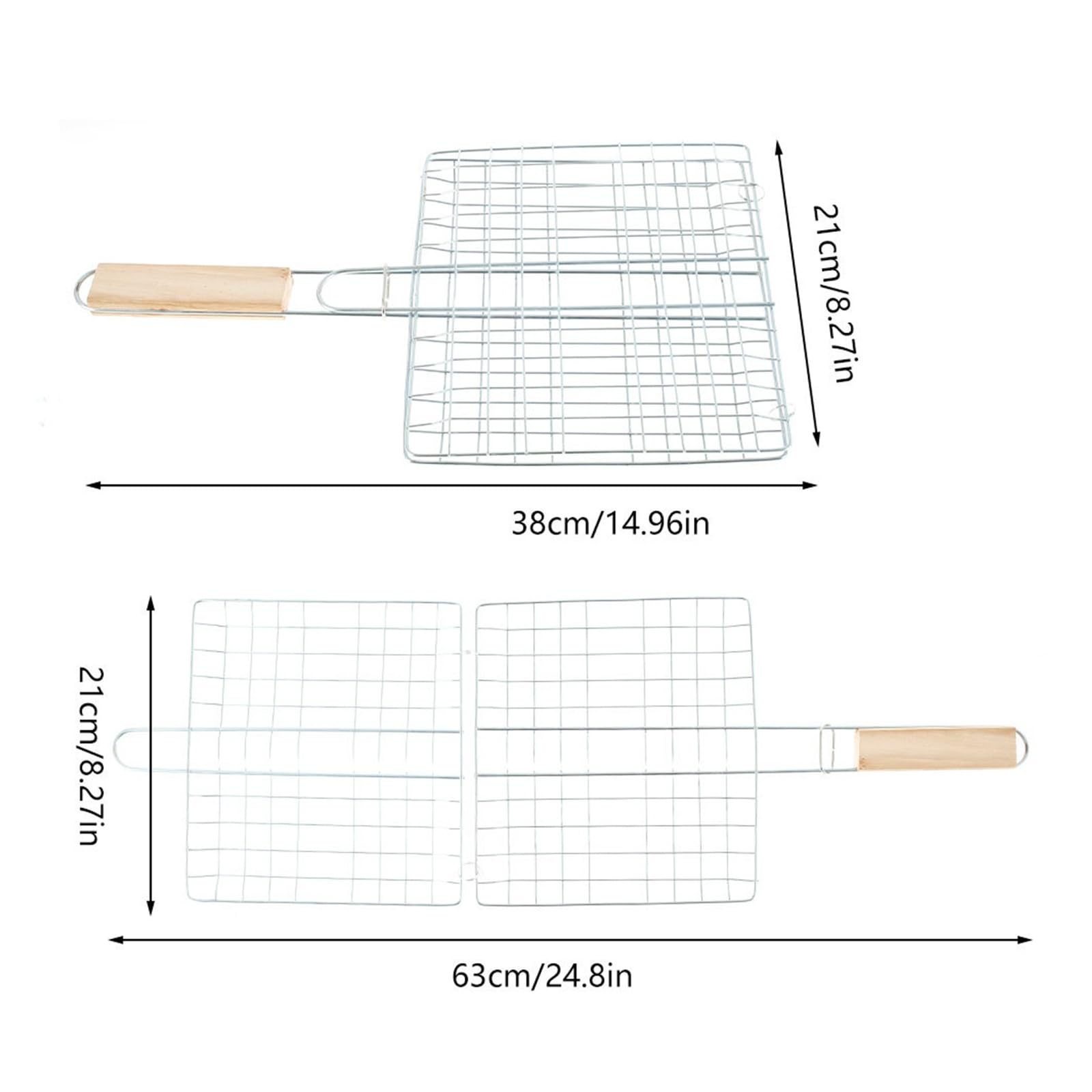 Barbecue Griglia Griglia Griglia BBQ Net Bistecca Carne Pesce Gamberetti Verdura Holder Strumento