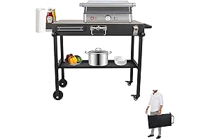 Folding Table Cart for Blackstone Outdoor Griddle Stand