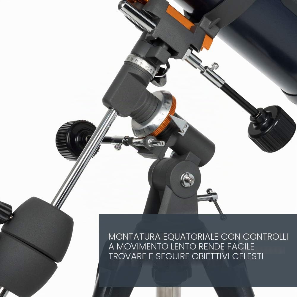 Celestron 822025 Telescopio 130EQ & CE94307 Kit Oculari e Filtri, Nero