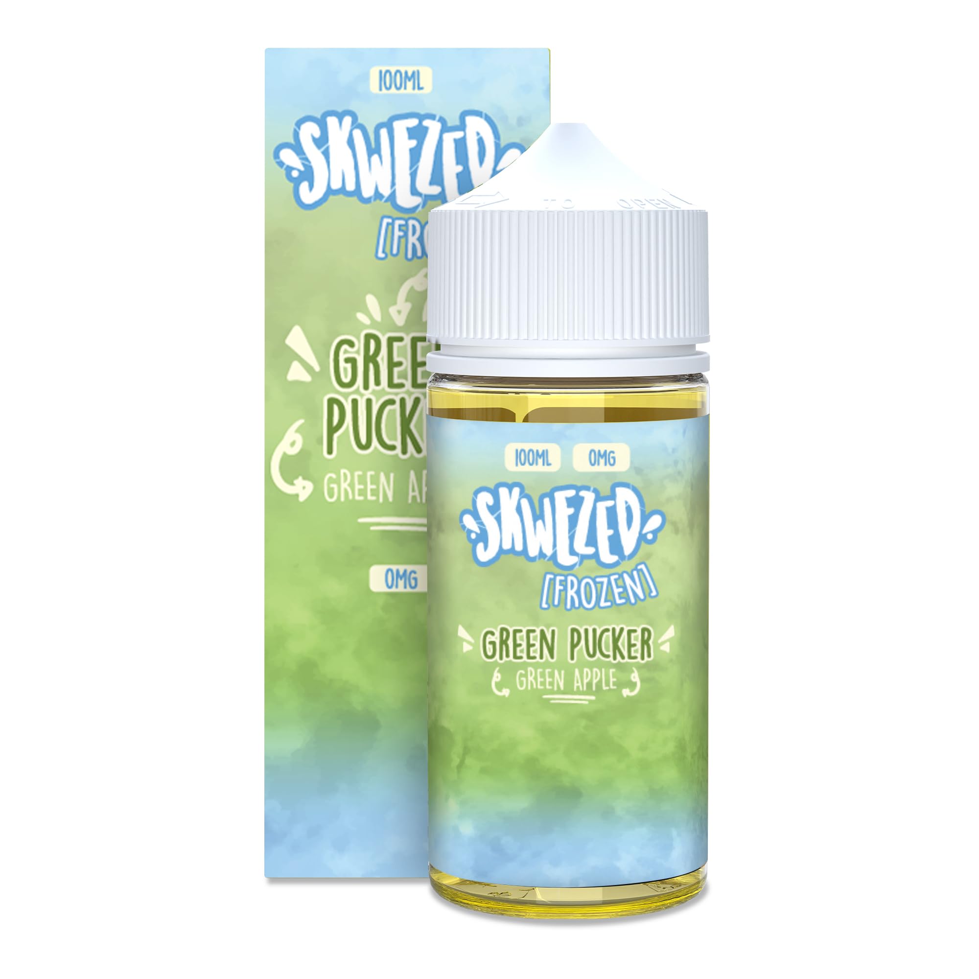 SKWEZED ICE EJUICE VAPE 電子タバコ リキッド USA産 (GREEN APPLE, 100ml)