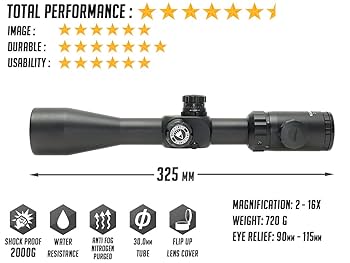 Amazon.co.jp: VISION KING 2-16x44T ハイパワー ライフル