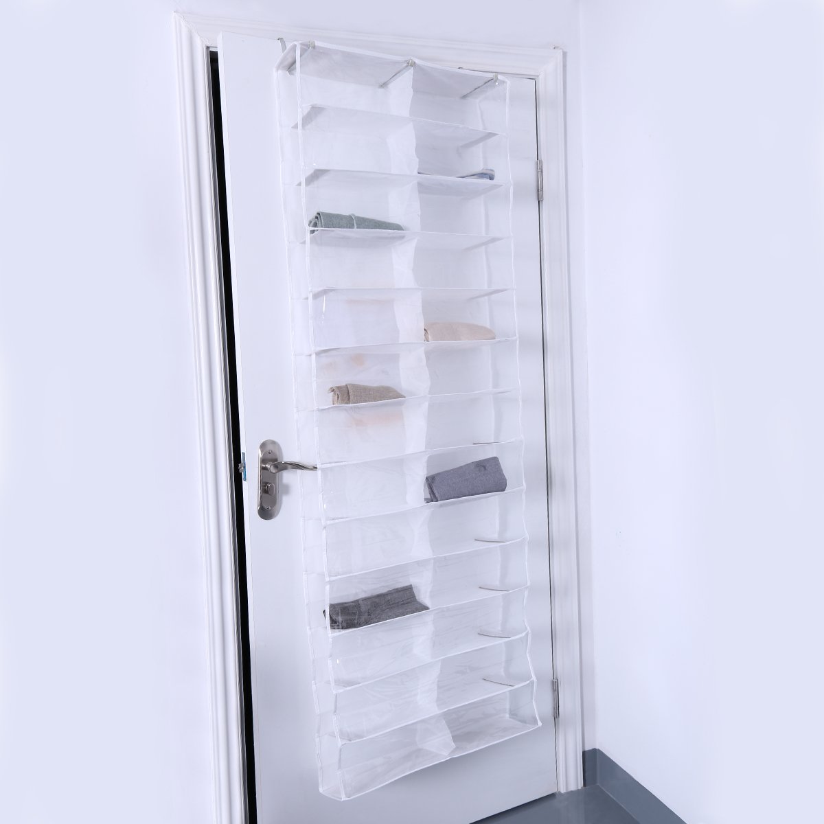 Hemobllo Organizador de Zapatos Colgante Bolsillos para Puerta Armario o Dormitorio Estante de Almacenamiento Grande para Zapatos Pantuflas y Accesorios Ahorrador de Espacio