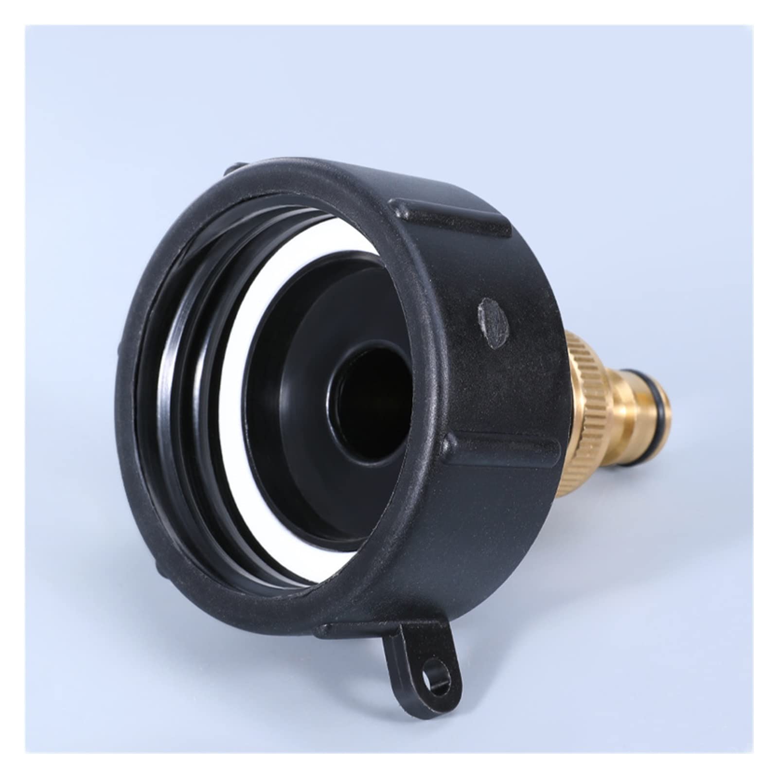 resistir extremos de alta presión y temperatura 1 PC Plástico de hilo IBC Tank Tap 100 0l IBC Ton Boquilla de adaptador de la válvula de latón de 3/4 a 1/2 "Conector de la manguera del jardín Tanque d