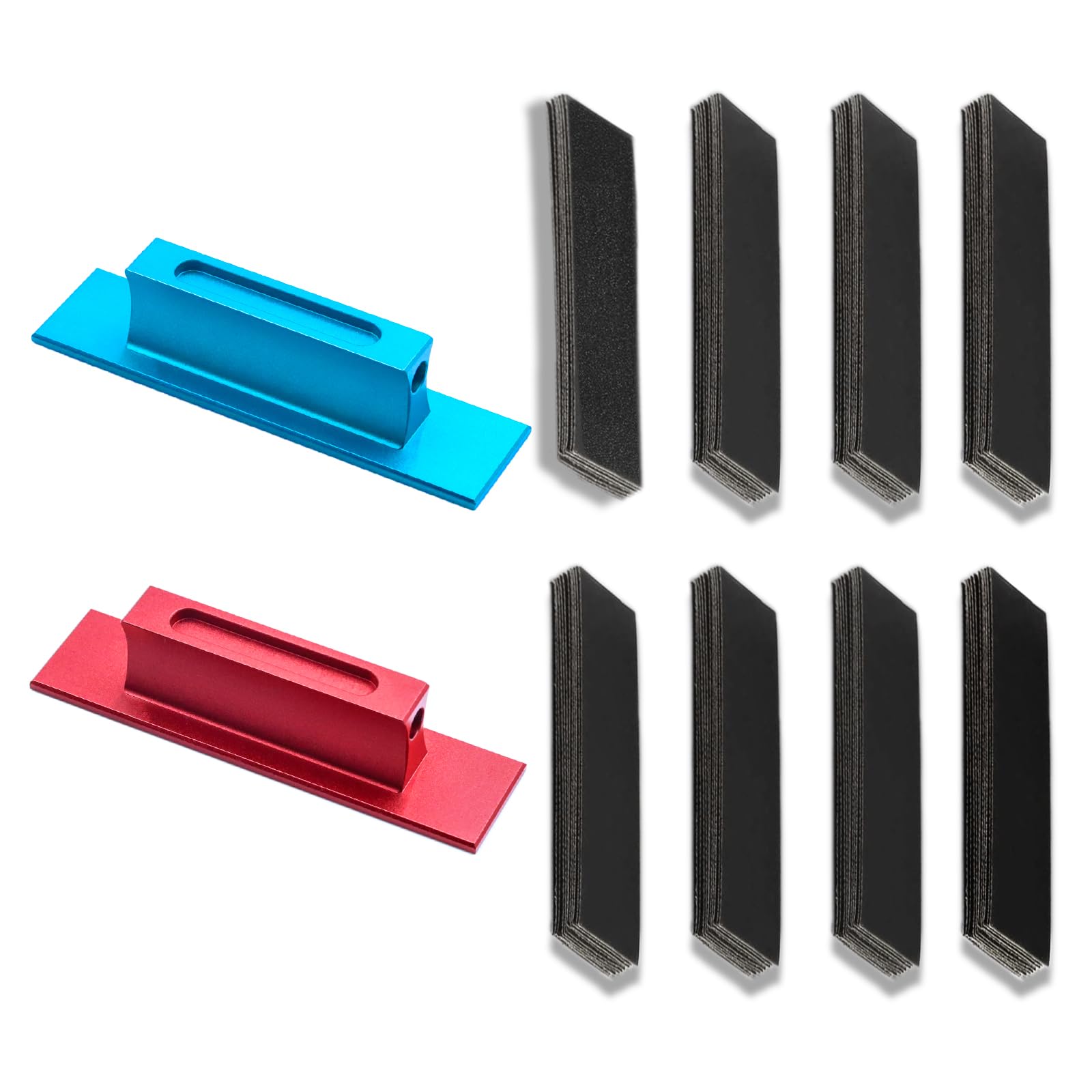 152 PCS Model Sandpaper Set Upgraded Sanding Stick Tool Self-Adhesive Replaceable 100-2000 Grit Sandpaper Suitable for Gunpla Models Plastic Models