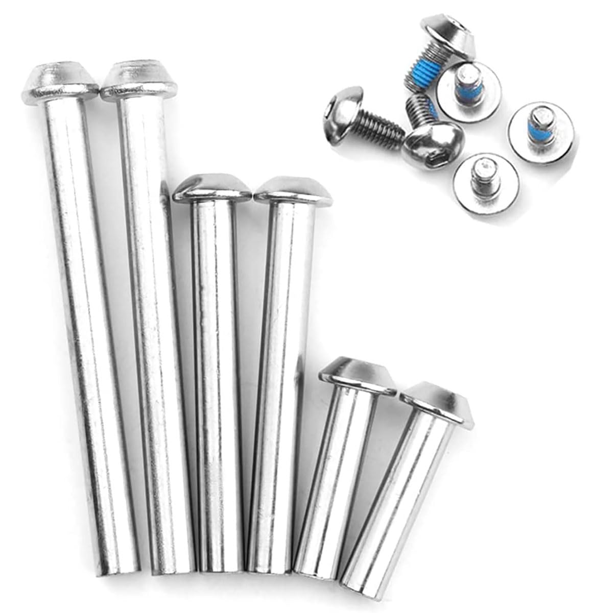 Mountain Bike Shock Absorber Screw 21-86MM Bike Full Suspension Absorber Bolts Rear Shock Screws 2/4/10 PCS M8 Steel Strong Screws for E-bike,Scooter,Folding Bike (4PCS,30mm)