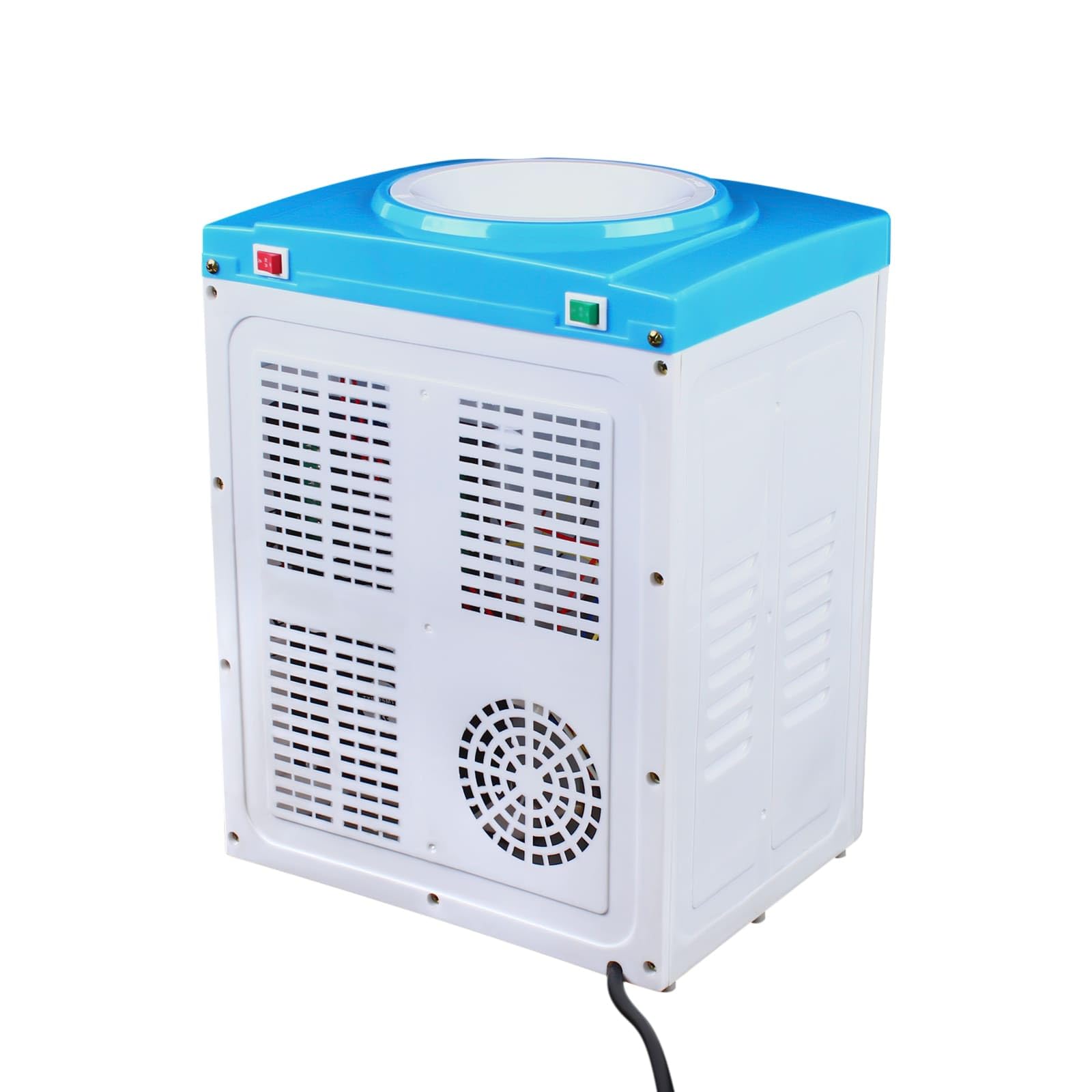 Distributeur d'eau Chaude/Froide, Compact (25,5x23,5x33cm), Coque PP & Acier Inoxydable, Compatible avec Bonbonnes d'eau de 4,5 à 18,9L, Économe, pour Bureau, Maison