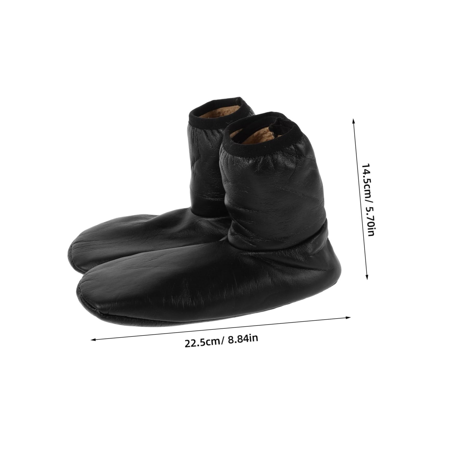 Homoyoyo 1 Pair Thermal Fleece Socks for Winter Camping Insulated Boot Socks with Windproof for Outdoor Activities Fishing Hiking Cold Weather Protection for Men and Women