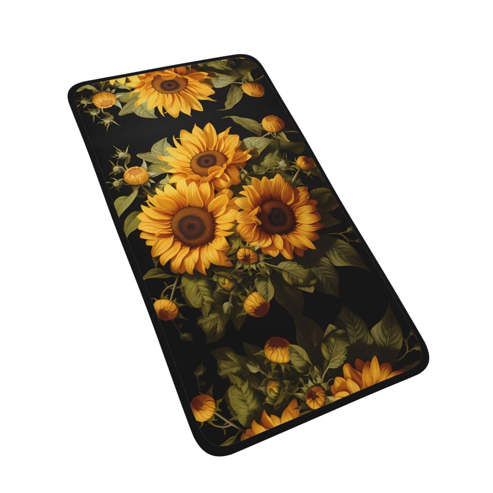 WZYCWB with The Yellow Sunflower Printed Quick-Drying Towel - 16x28 inch Absorbent Sports Towel, Suitable for Travel, Gym, Outdoor Camping, etc.
