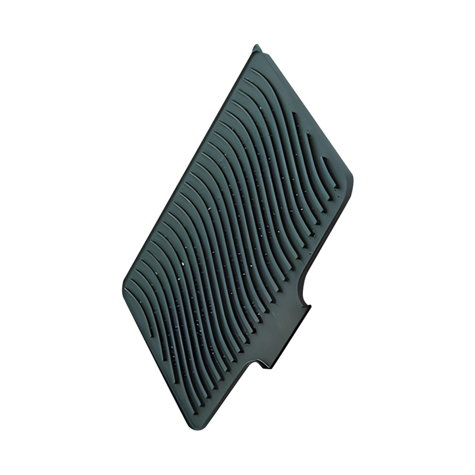 Qusinfc Kitchen Water Drain Mat with Hole Pattern for Quick Drying and Easy Cleaning Easy Clean Drain Mat