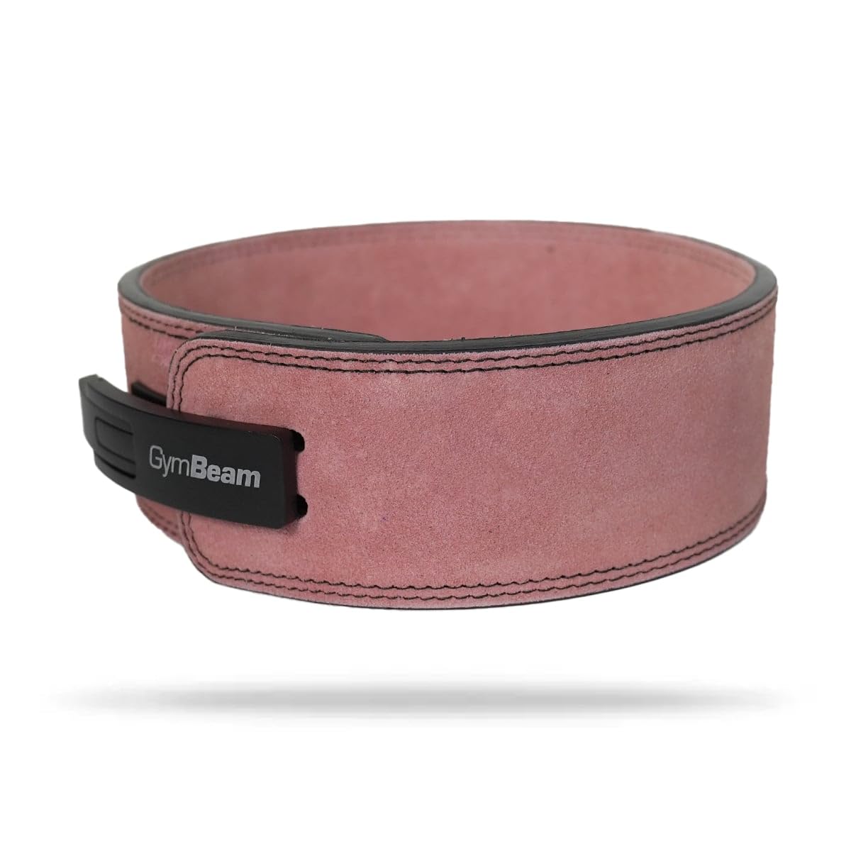GymBeam - Ceinture de force athlétique pour femmes avec boucle à levier - Ceinture de squat et de soulevé de terre en cuir véritable 4 couches - Soutien lombaire pour l'haltérophilie et la musculation