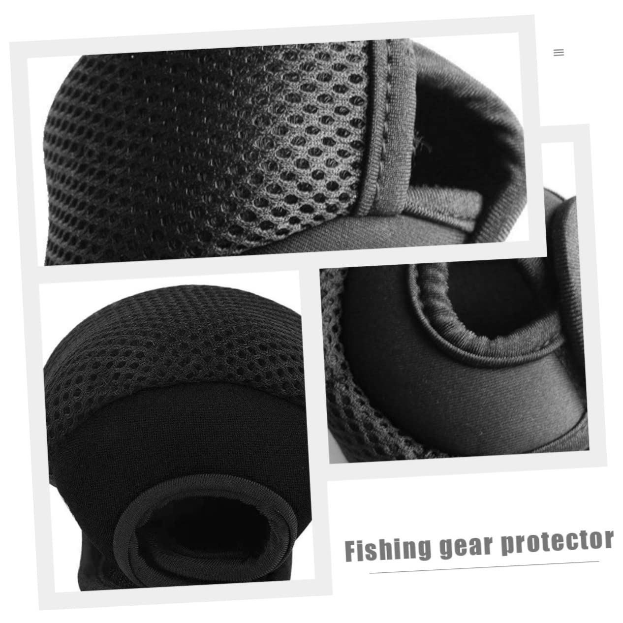 Toddmomy 2 Uds Bolsa De Carrete De Pesca Cubierta De Carrete DIY Accesorios De Pesca con Mosca Mangas De Caña De Pescar Bolsa De Carrete De Pescado Bolsa De Carrete De Pesca Transpirable