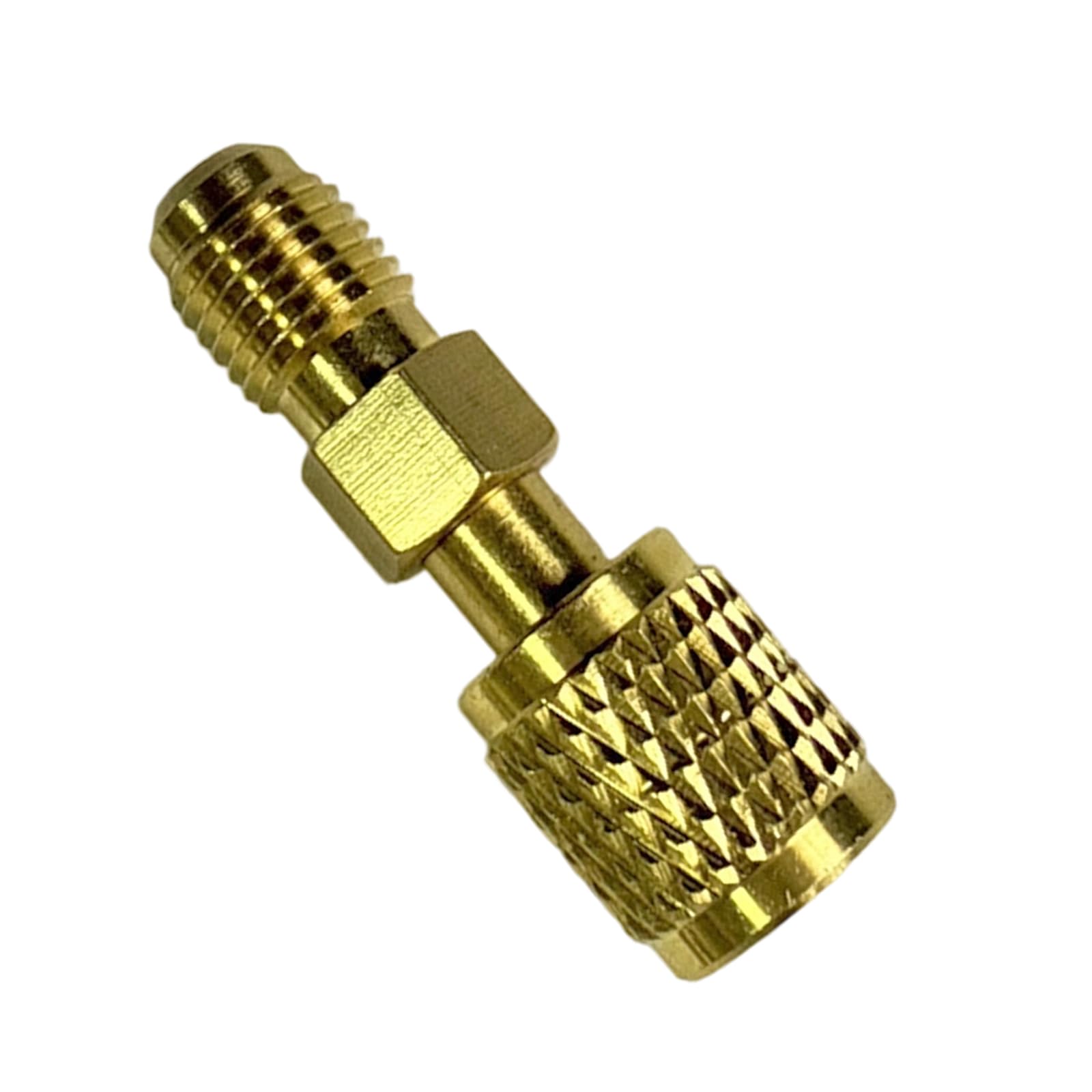 Msioytog Men's B Highly Strength Steel Antiloosening 1 / 4Inch To Fe Reverse Thread Adapter For R454abc Split Systems Portable Adapter Aluminum Shell Converter
