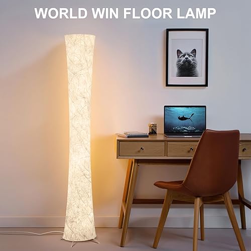 Miniatura 7 de WORLD WIN Lámpara de pie, lámpara de esquina LED RGB inteligente de 61 pulgadas con sincronización de música y 16 millones de colores de bricolaje,
