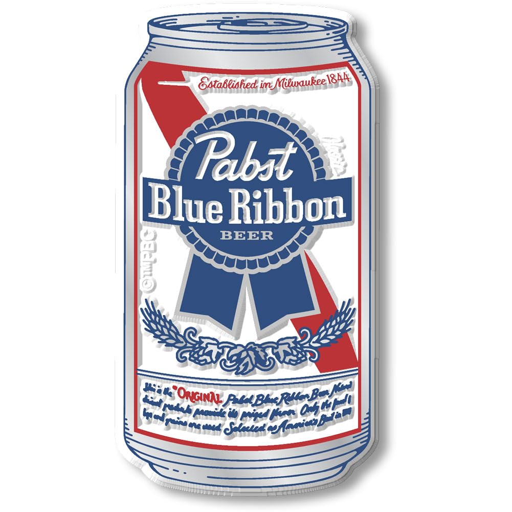 Amazon.com: Pabst Blue Ribbon Beer Can Magnet by Classic Magnets