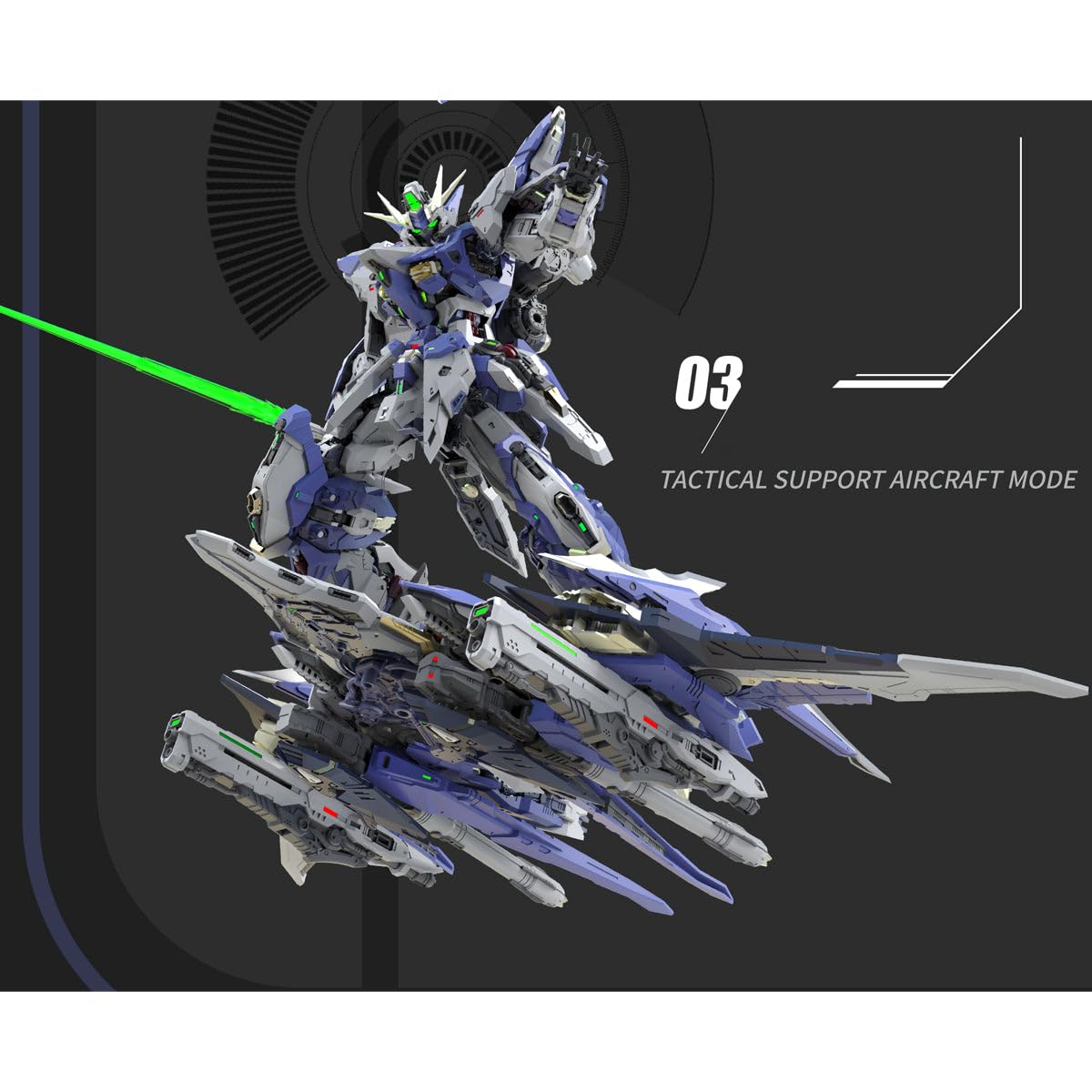 HIPLAY Fusion TMS-01 Meteor 1/100 Model do Montażu