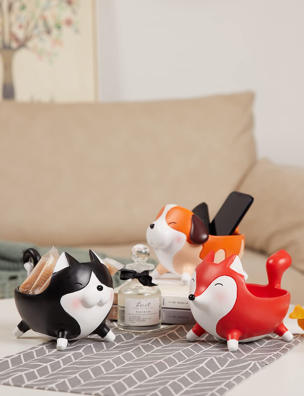 Cute Cat Candy Dish - Jewelry Storage & Home Decor -3