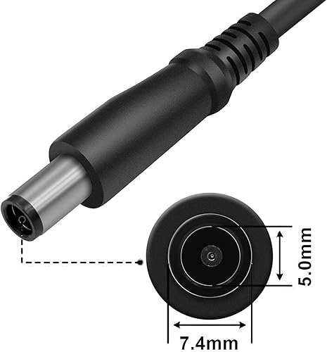 Miniatura 2 de Adaptador de CA de 65 W compatible con Dell Chromebook 11 3180 3189 3120 Inspiron 15 3542 3521 N5050 Latitude 3190 3189 E7250 E5430 E5470 E7440