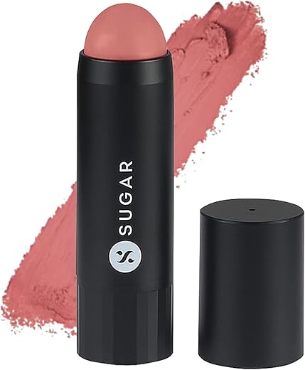 SUGAR Cosmetics Face Fwd Blush Stick | Lightweight | Matte Finish & Longlasting Formula – 02 Pink Prime (Rose Pink)