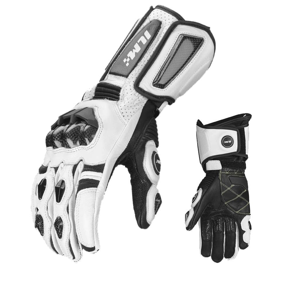 Amazon.com: ILM Air Flow Leather Motorcycle Gloves for Men
