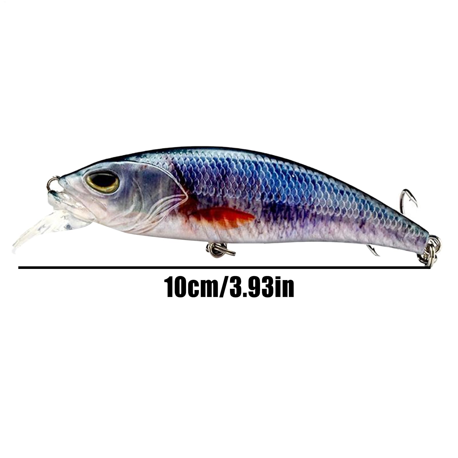 Esca robotica per pesca | Esca ricaricabile USB | Esca vibrante con illuminazione a LED per trote e pesca notturna in lago