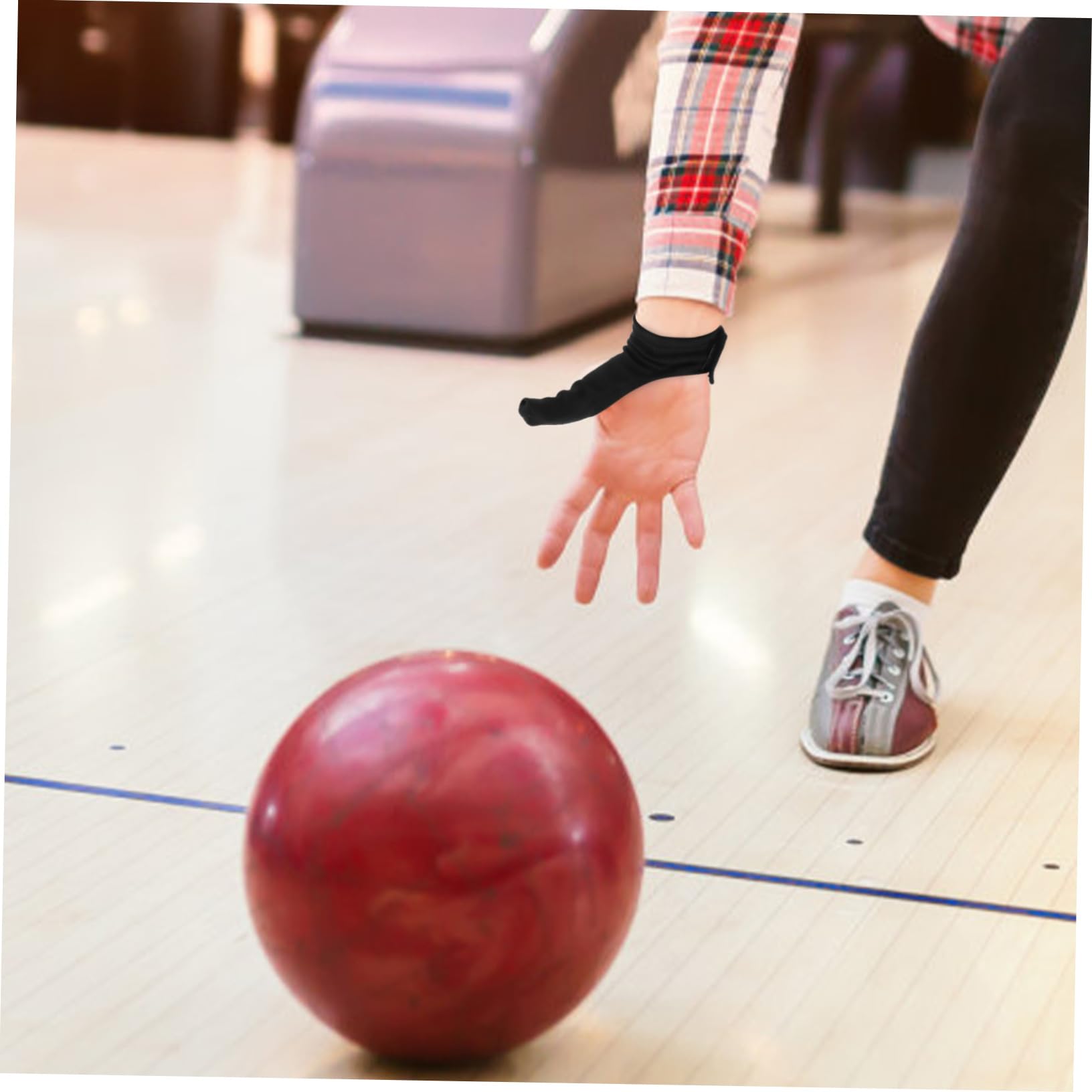 GANAZONO Competition Bowling Thumb Socks Men's Sports Gloves Flexible Dry Shock-Absorbing Gloves for Bowling