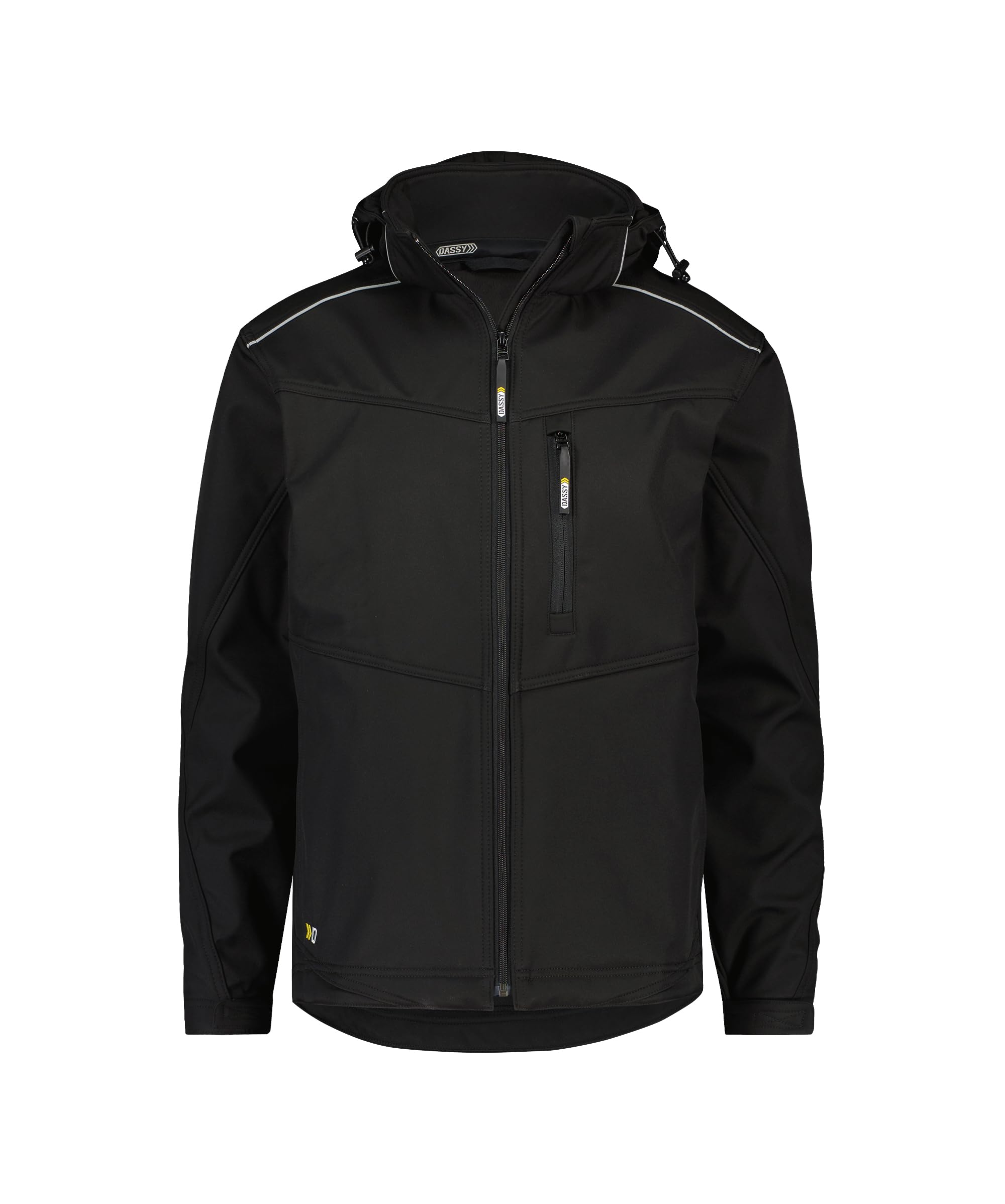 DASSY® Jakarta DASSY® Jakarta Two-tone softshell jacket - size XS - WHITE/CEMENT GREY