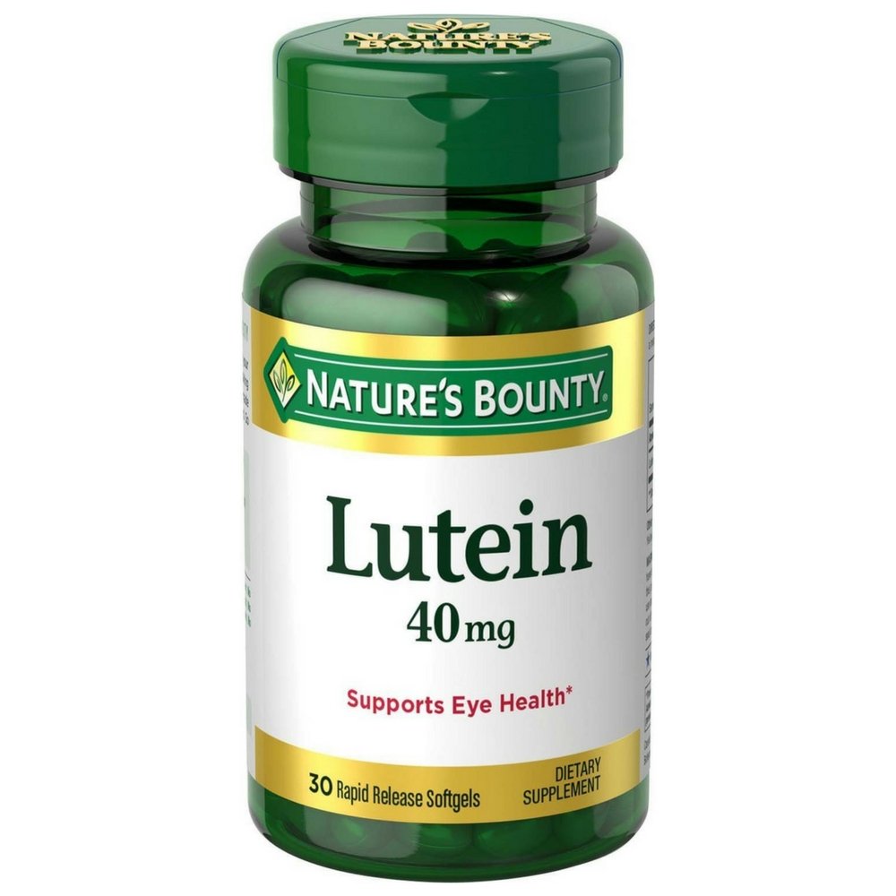 Nb Lutein 40mg Softgels Size 30ct Nature Bounty Lutein 40 Mg Softgels 30ct pack of 3