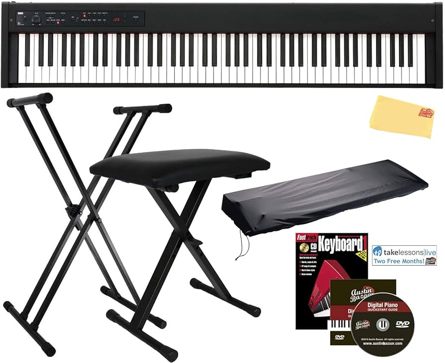 Amazon.com: Korg D1 Digital Piano - Black Bundle with