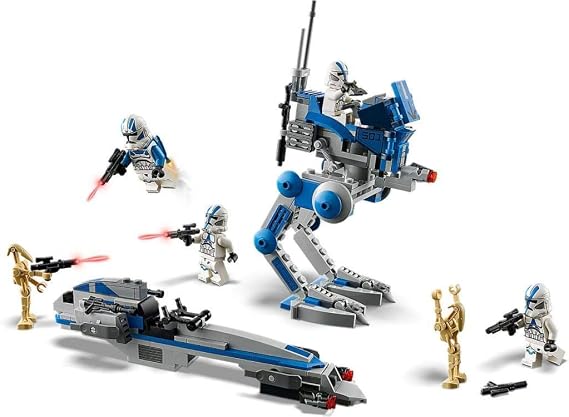 LEGO Star Wars 501st Legion Clone Troopers 75280 Building Kit, Cool Action Set for Creative Play and Awesome Building; Great Gift or Special Surprise for Kids (285 Pieces)