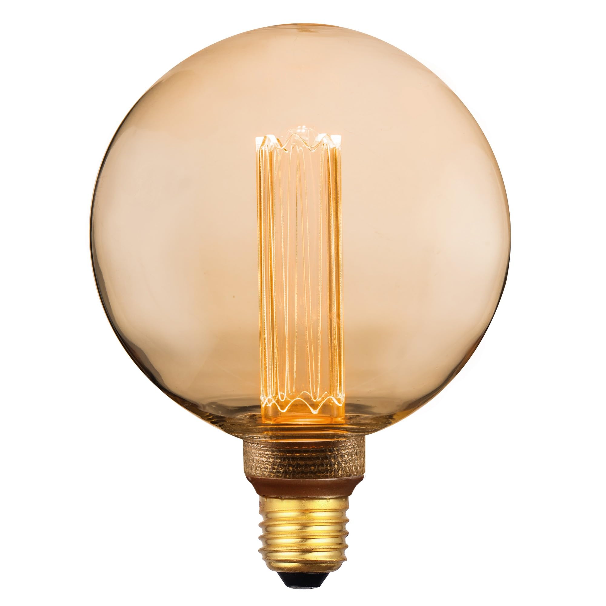 Nordlux Deco E27 G125 Retro Dim Leuchtmittel, 3,5W, 120lm, 1800K, goldfarben (2080242758)
