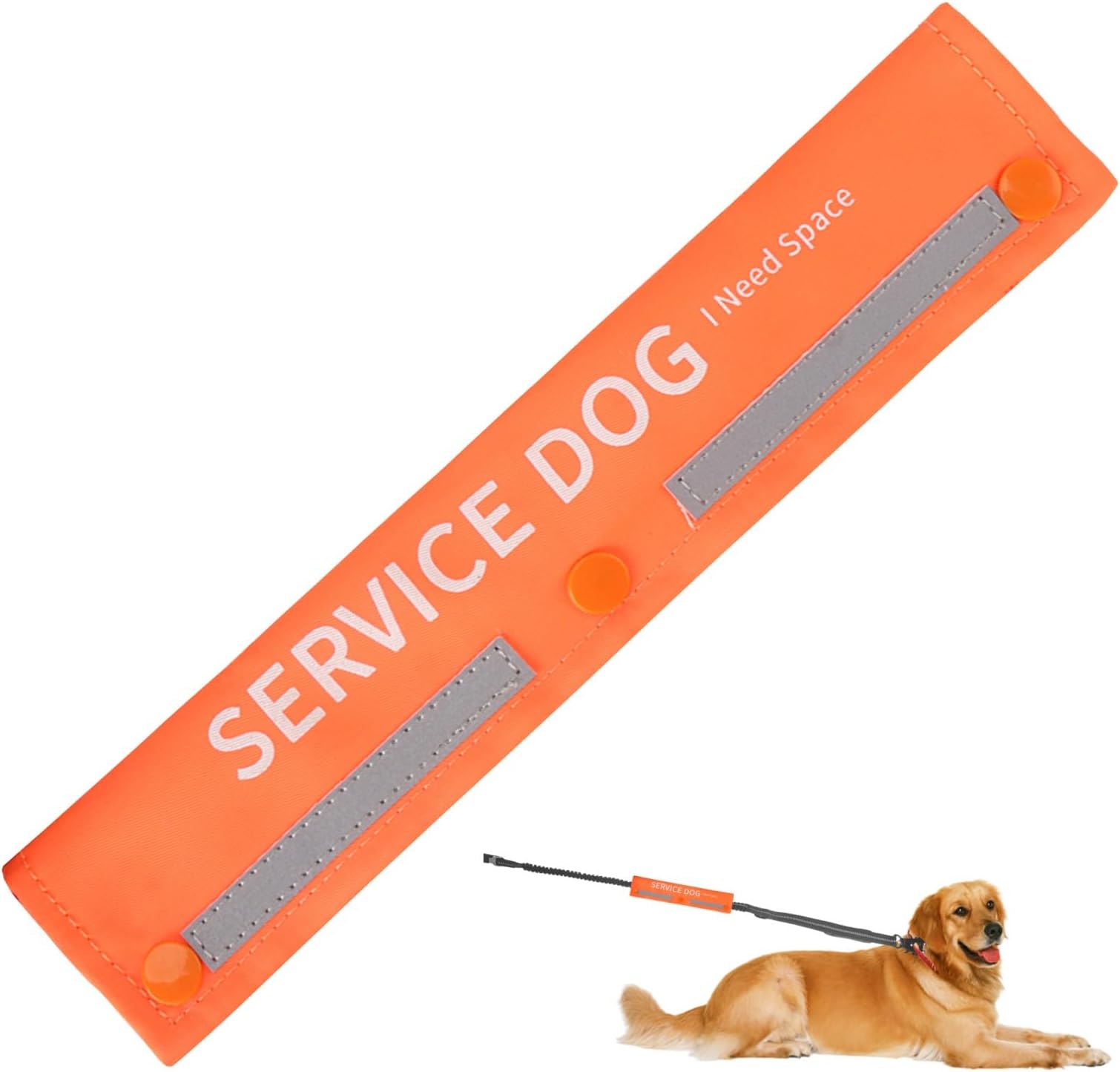 Service Dog Leash Sleeve Service Dog I Need Space, Dog