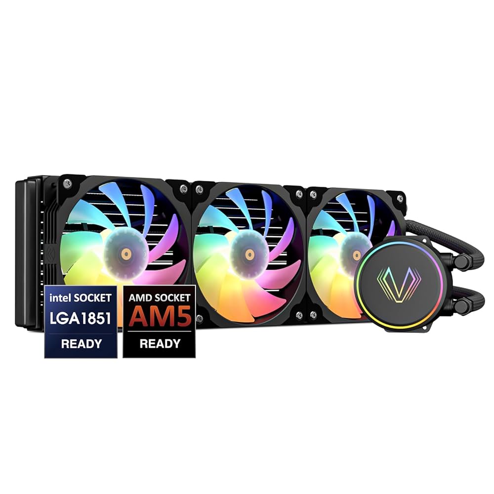 Amazon.com: Vetroo V360 Liquid CPU Cooler, 3X 120mm
