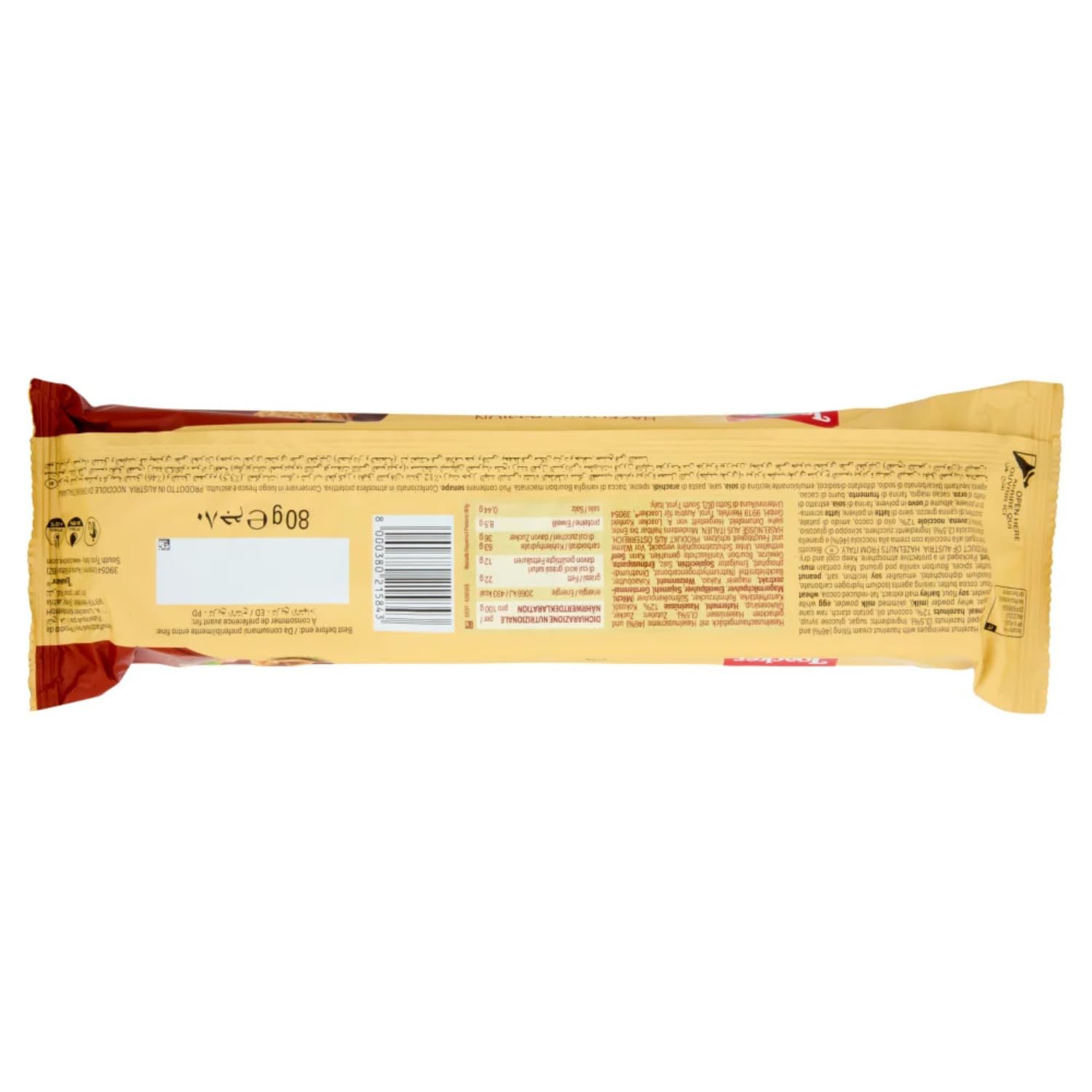 Italian Gourmet Loacker Haselnuss Kekse 12x80g 960g mit Haselnusscreme