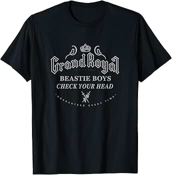 Amazon.com: Official Beastie Boys Grand Royal T-Shirt