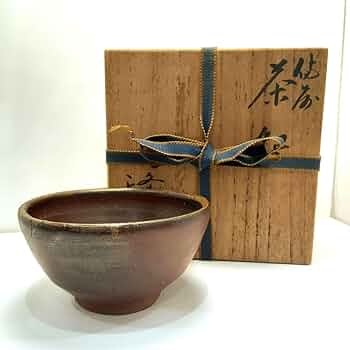 備前焼木村陶峰の茶碗 Amazon.co.jp: Y796-1 茶道具 備前焼 木村陶峰 茶碗 共箱 さ