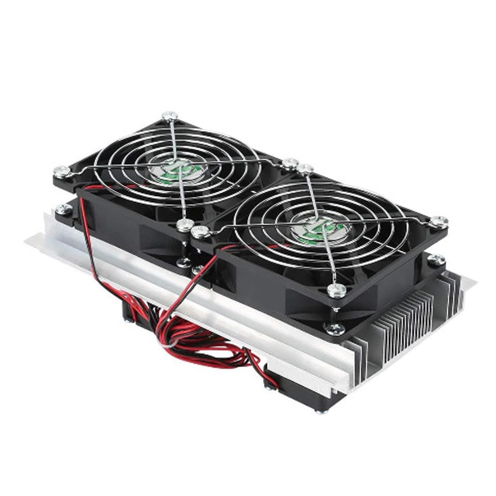 Kit doppio di raffreddamento Modulo di raffreddamento per refrigerazione a semiconduttore ad alte prestazioni con design a doppia ventola per mini condizionatori e piccoli