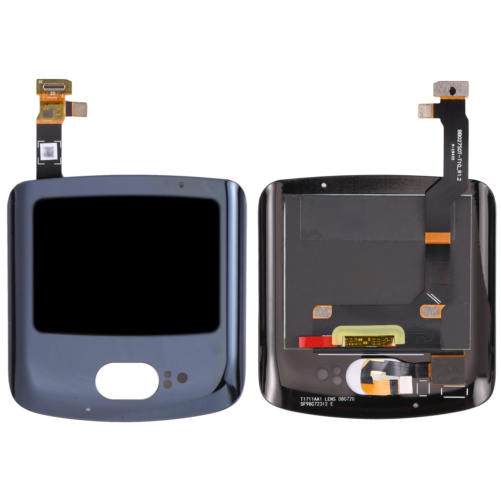 Wyświetlacz LCD do telefonu komórkowego, dodatkowy ekran LCD do Motorola Razr 5G z digitizerem, pełny montaż (czarny) część naprawcza