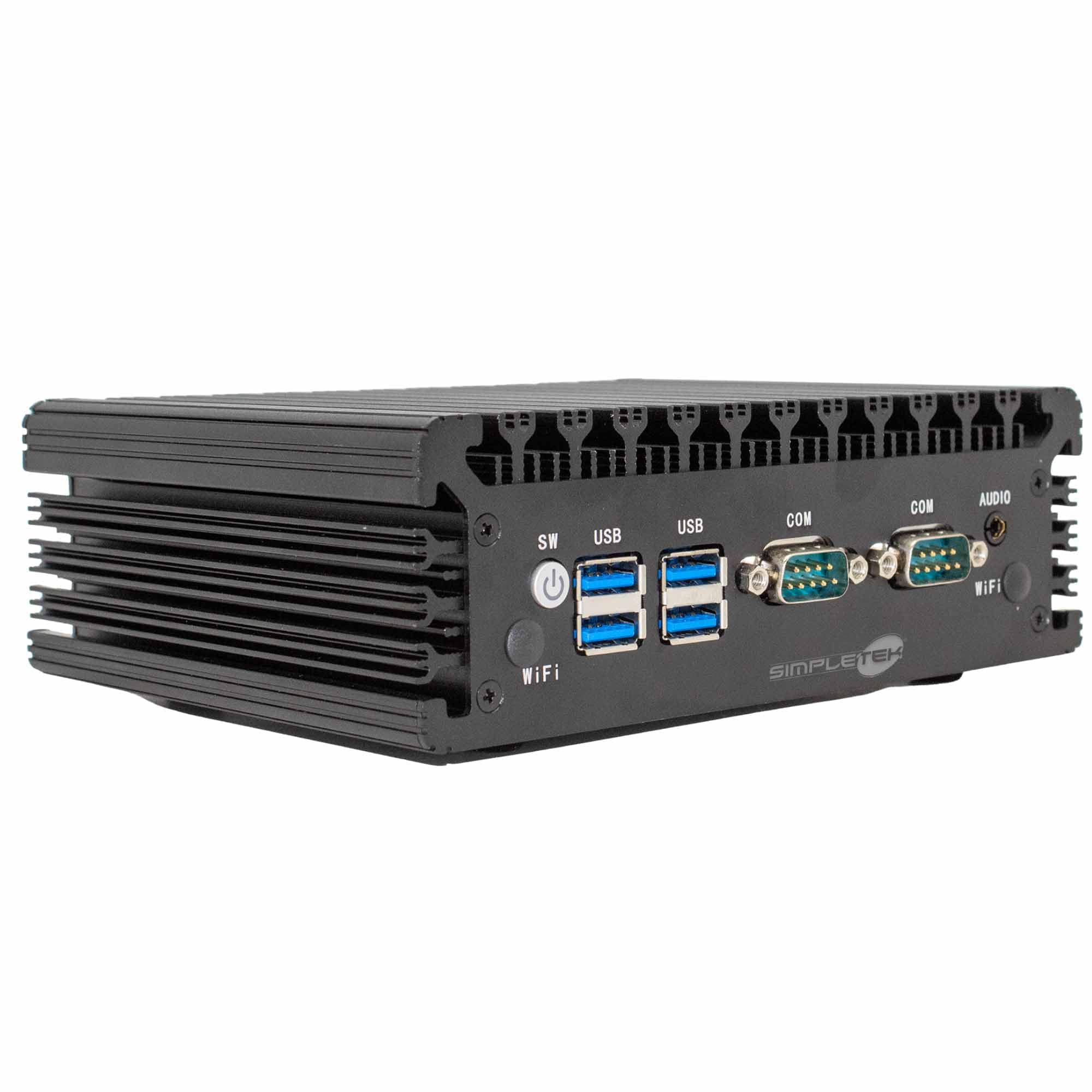 SIMPLETEK - Mini PC Fanless CPU i3-7100U - 8GB 120GB - W11 Pro - Rugged