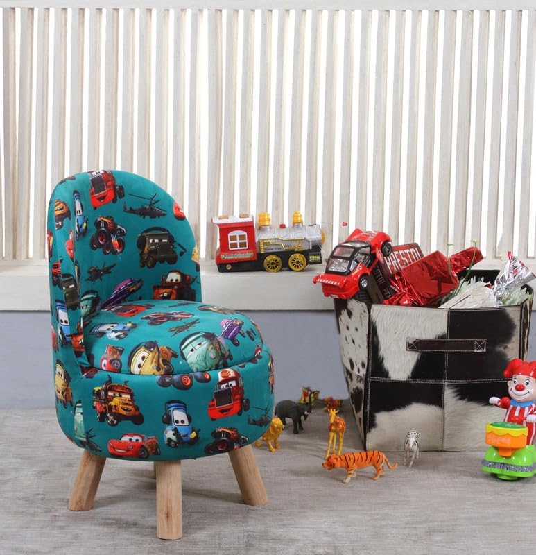 Image of Ottoman Kids pouffe Stool for Small Baby Chair Study Stool for Kids Playing Products Little Baby Dining Chair for Feeding Kids Cartoon Bedroom Chair,14x14x26 Inch, Single Chair