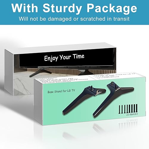 Miniatura 7 de Patas de TV para soporte de TV LG base de repuesto, para 49 55 pulgadas LJ UJ Series LG TV patas 49UJ6300 49LJ550M 49UJ6320 49UJ630T 49UJ635T