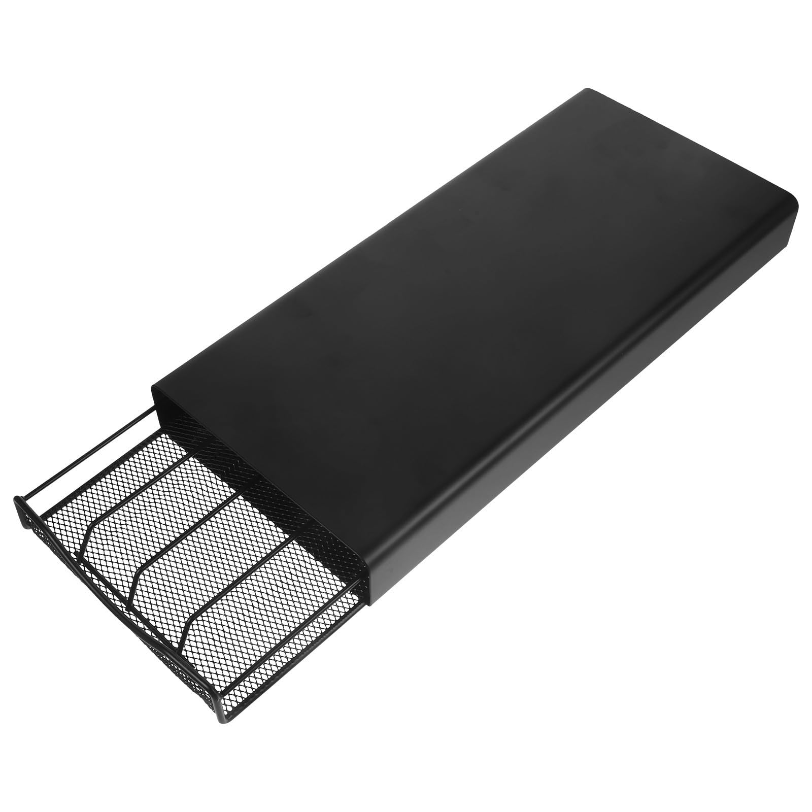 Porte-dosettes de Café à Tiroir, Grand Format en Fer Noir
