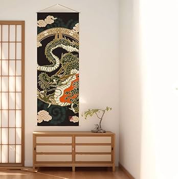 Amazon.co.jp: SAWABIYA タペストリー 細タペストリー 龍 辰 開運 Amazon.co.jp: SAWABIYA タペストリー 細タペストリー 龍 辰 開運