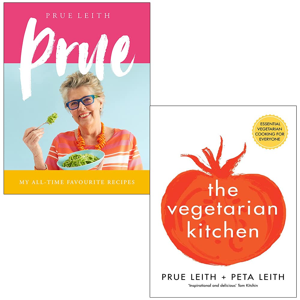 Prue My All-time Favourite Recipes & The Vegetarian Kitchen By Prue Leith 2 Books Collection Set