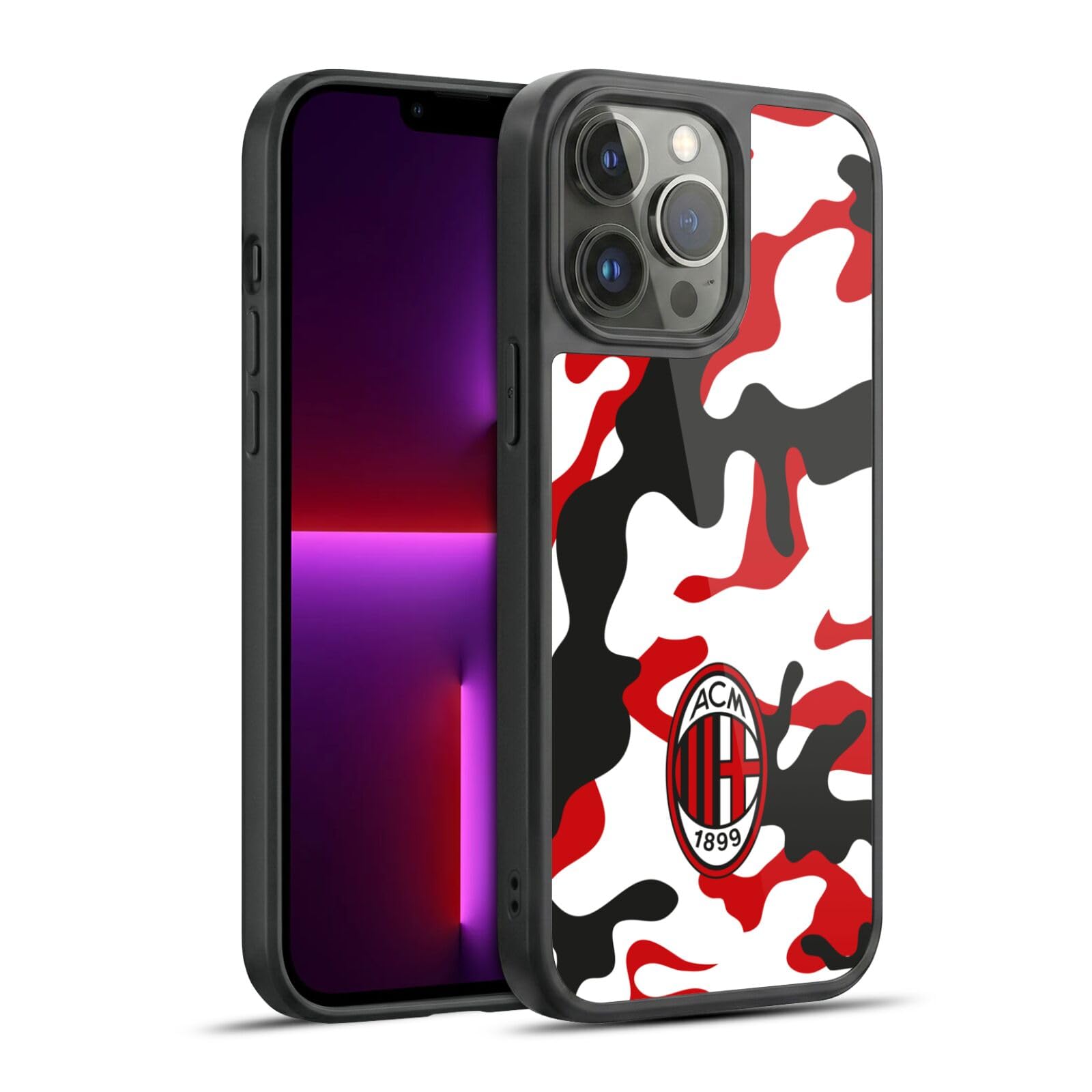 Coque AC Milan iPhone 13 Pro Max gel renforcé antichoc militaire - 8