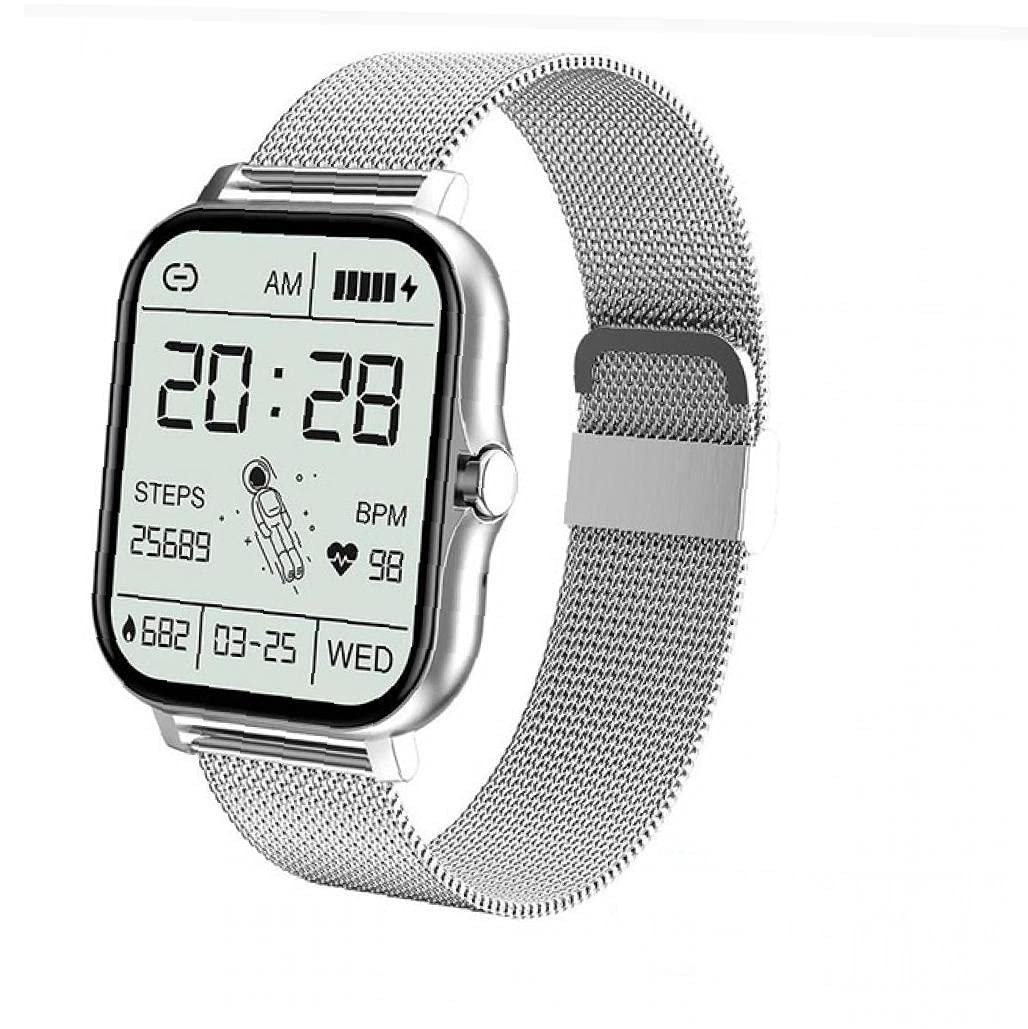 Eaarliyam Full Touch Smart Watch Activity Fitness Tracker Pedometer with Smart Notification Fitness Tracker Pedometer Stopwatch for Men Women Pink zhengzilu