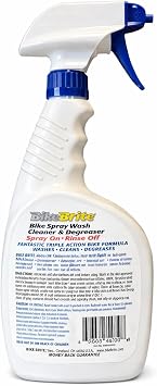 Bike Brite BSW40000 Bicycle Spray Wash Cleaner and Degreaser for Bicycles, 32 fl. oz.